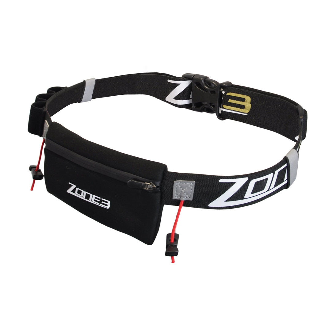 Endurance Number Belt with Neoprene Fuel Pouch and Energy Gel Storage